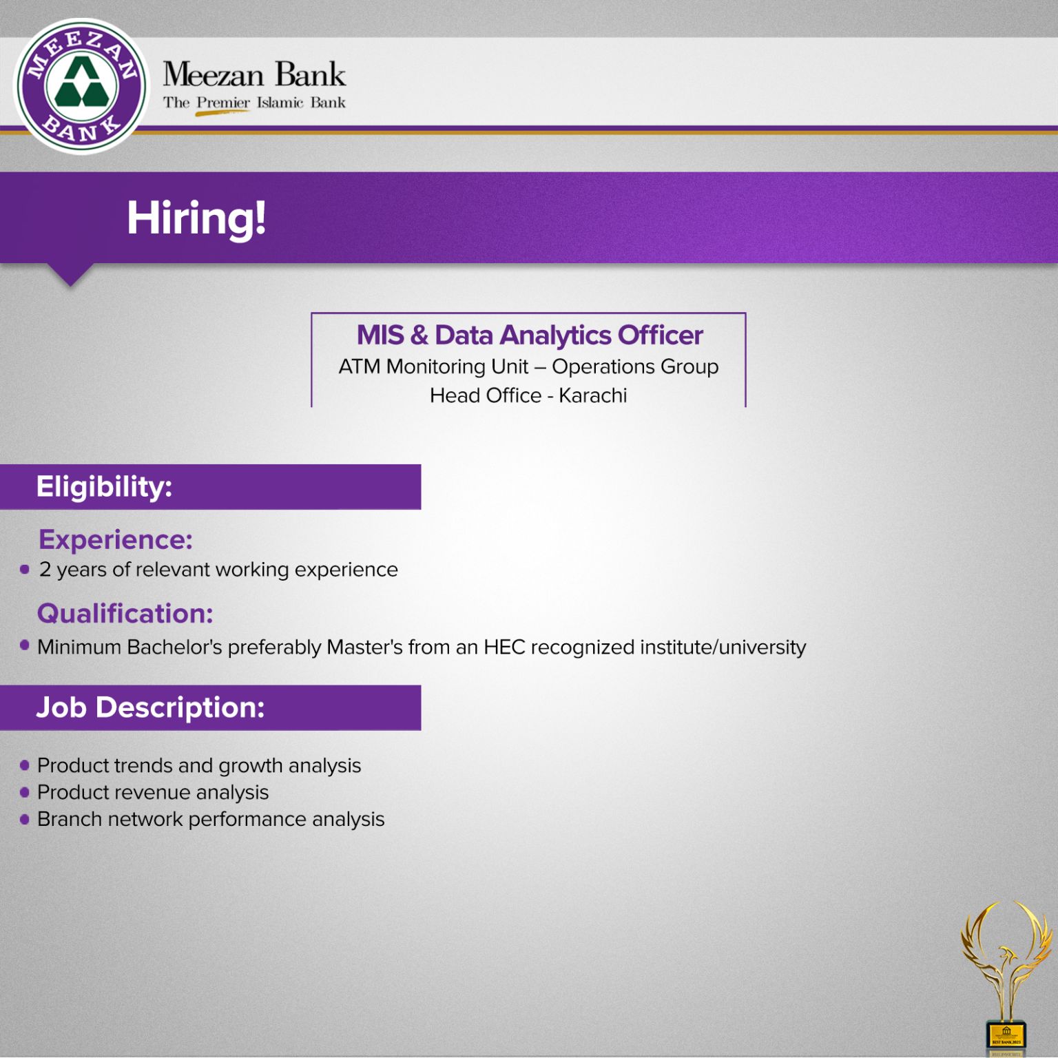 Email and System Administrator - Meezan Bank